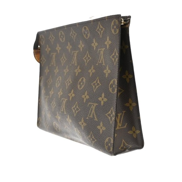 LOUIS VUITTON Poche Toilette 26 Clutch Hand Bag Monogram Leather M47542 01EF413 - Picture 14 of 16